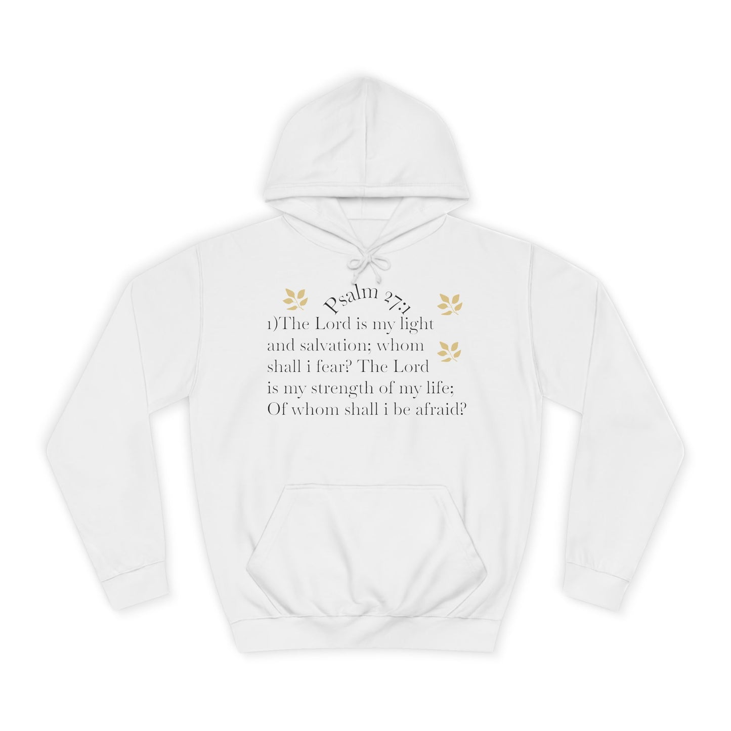 Hoodie - Psalm Tee's, Carry The Word of GOD with You Everywhere You Go