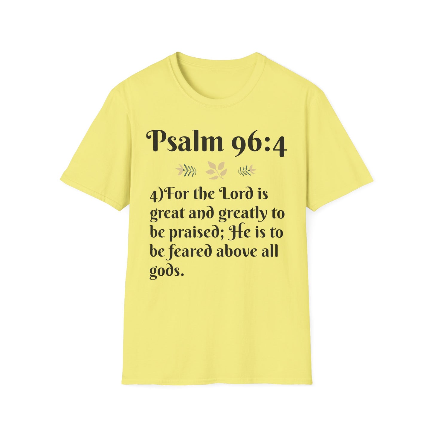Faith-Inspired Unisex Softstyle T-Shirt, Inspirational Tee, Bible Verse Apparel, Christian Gift, Casual Wear, Everyday Comfort
