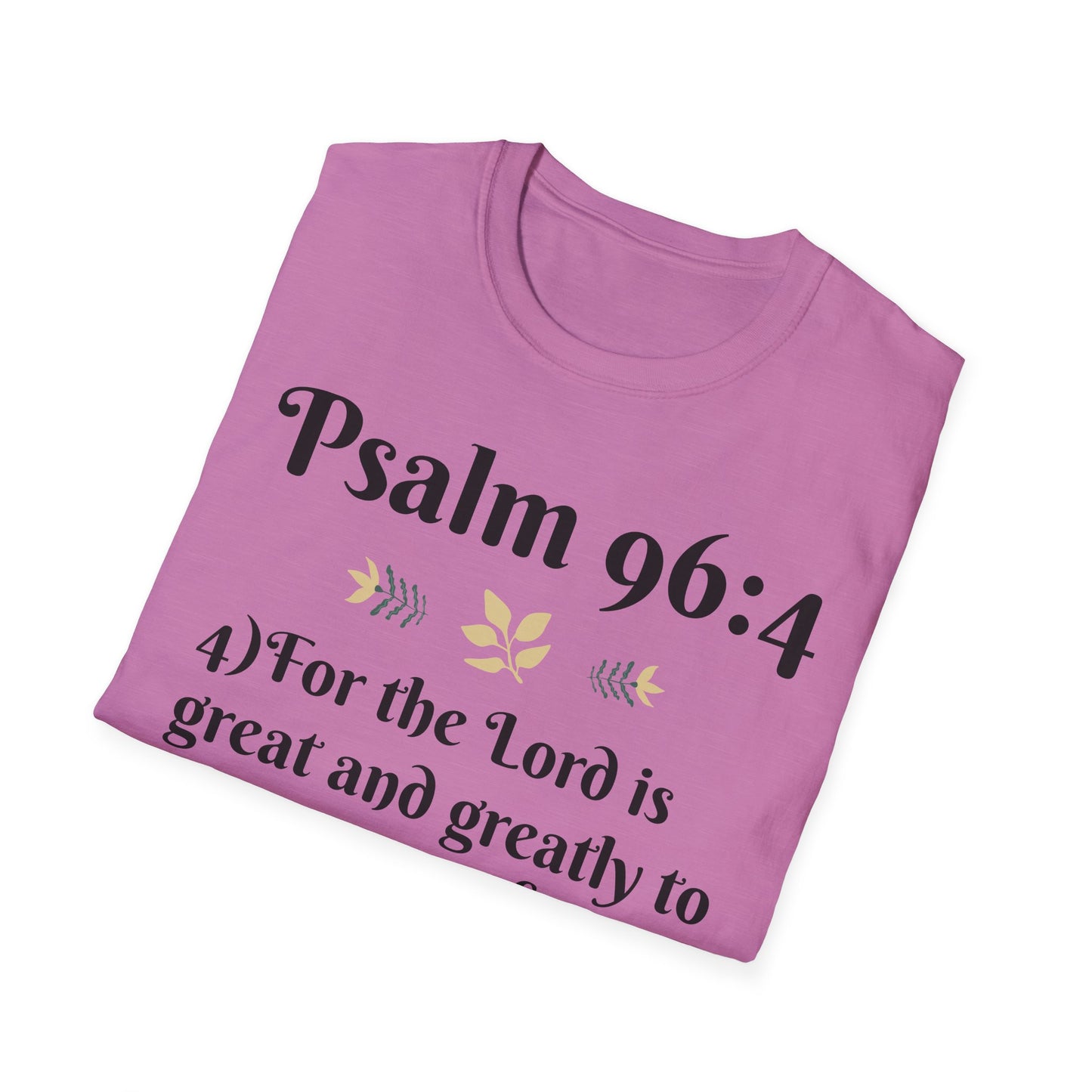 Faith-Inspired Unisex Softstyle T-Shirt, Inspirational Tee, Bible Verse Apparel, Christian Gift, Casual Wear, Everyday Comfort
