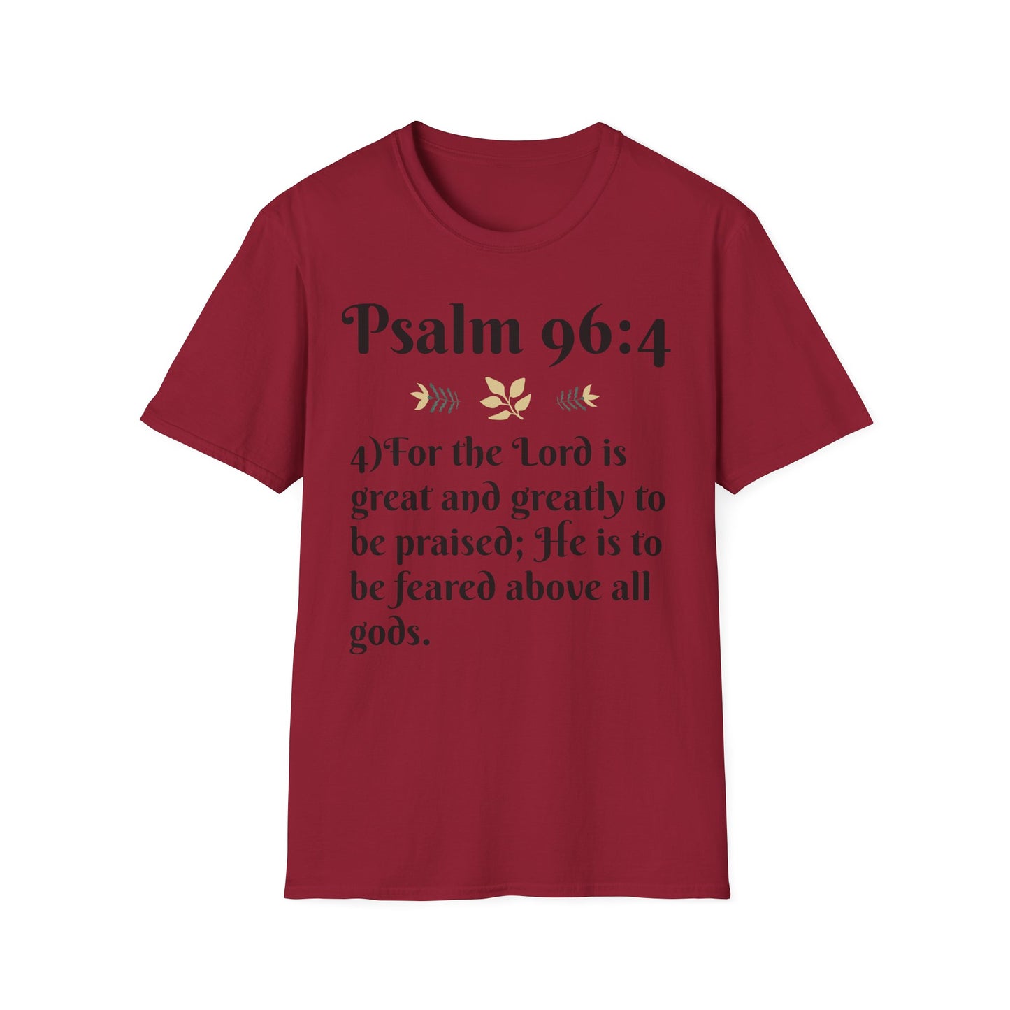 Faith-Inspired Unisex Softstyle T-Shirt, Inspirational Tee, Bible Verse Apparel, Christian Gift, Casual Wear, Everyday Comfort