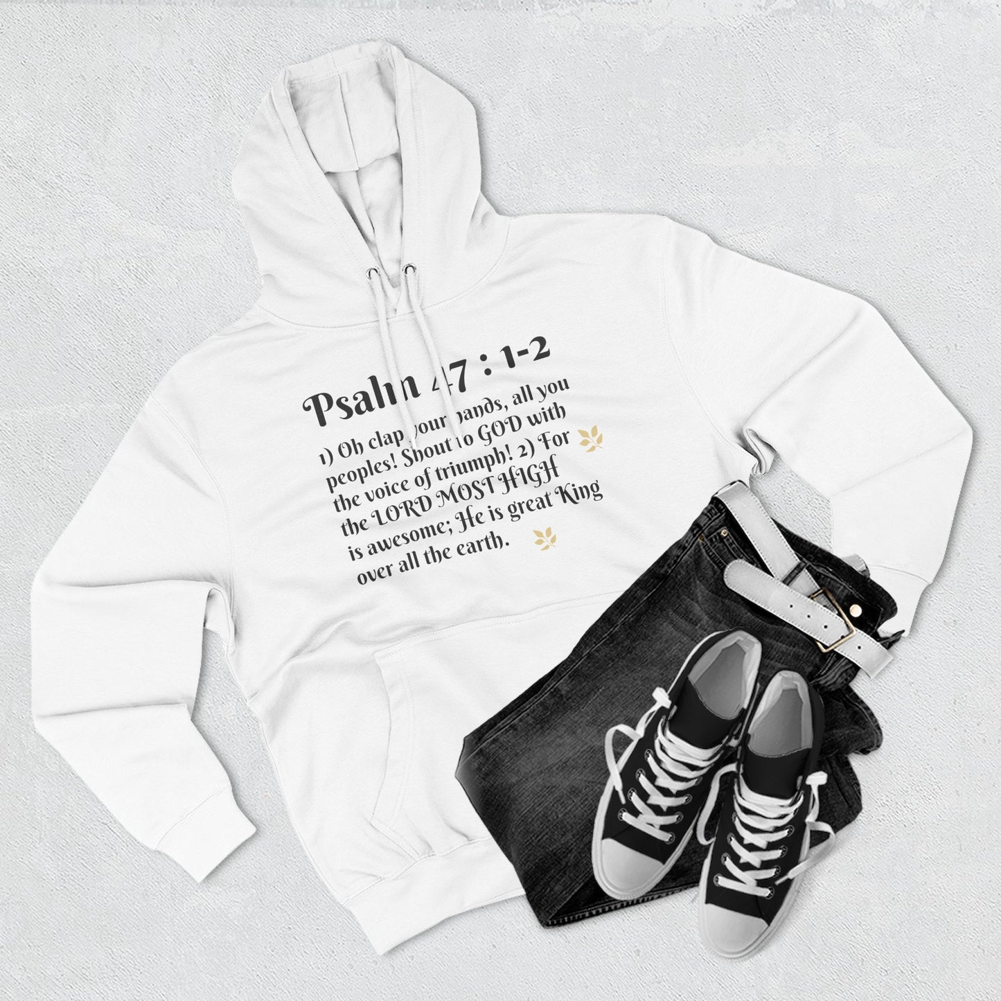 Inspirational Bible Verse Hoodie, Faith Sweatshirt, Religious Gift, Cozy Church Attire, Christian Apparel