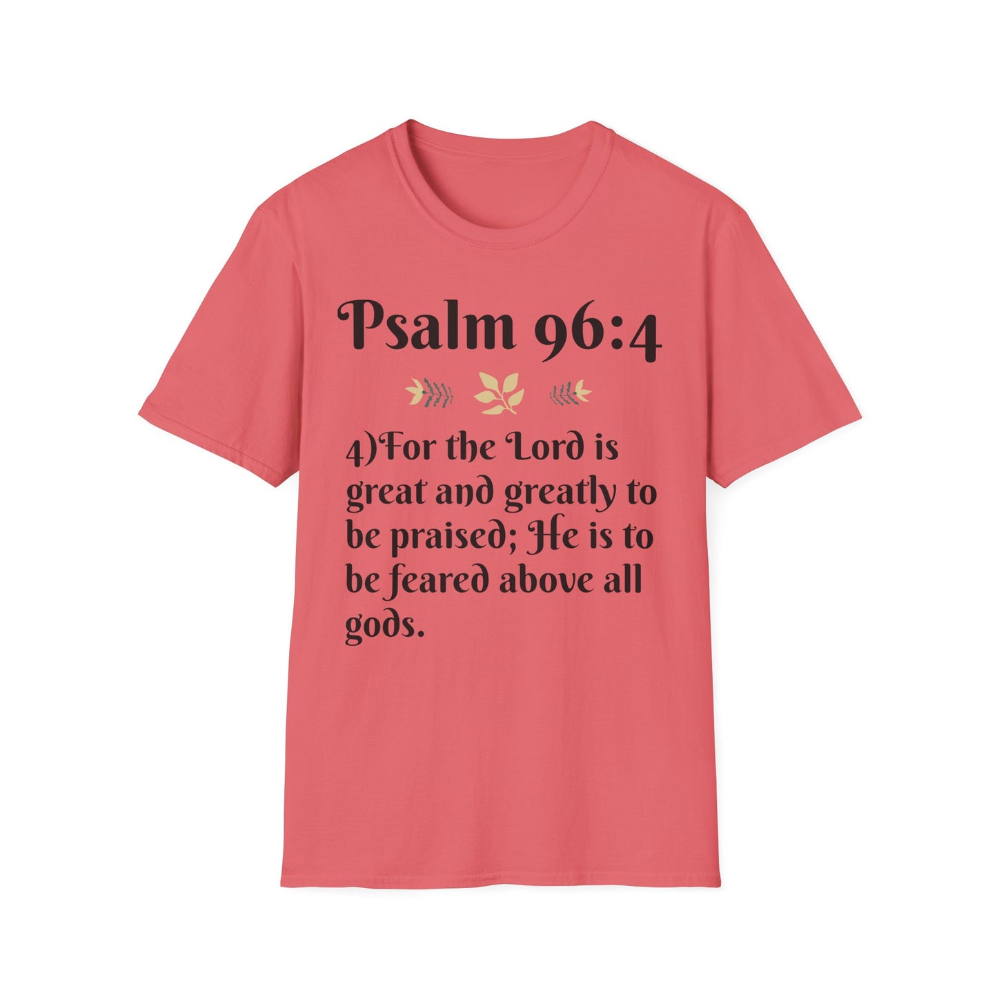 Faith-Inspired Unisex Softstyle T-Shirt, Inspirational Tee, Bible Verse Apparel, Christian Gift, Casual Wear, Everyday Comfort