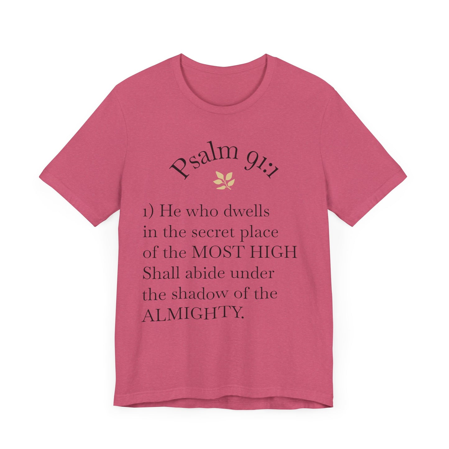 Unisex Jersey Short Sleeve Tee