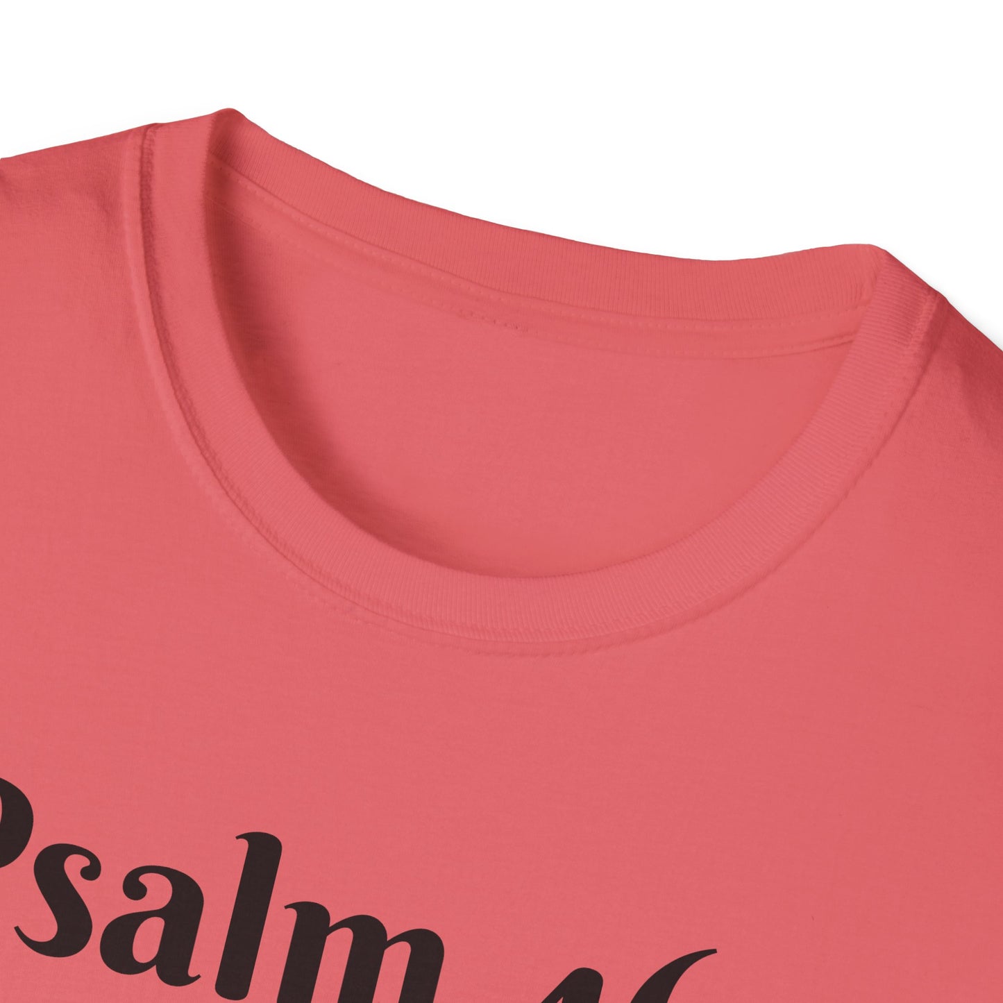 Inspirational Quote T-Shirt | Psalm 46:1 | Unisex Tee, Gift for Faith, Christian Apparel, Motivational Wear, Relaxed Fit