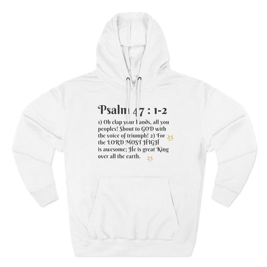 Inspirational Bible Verse Hoodie, Faith Sweatshirt, Religious Gift, Cozy Church Attire, Christian Apparel