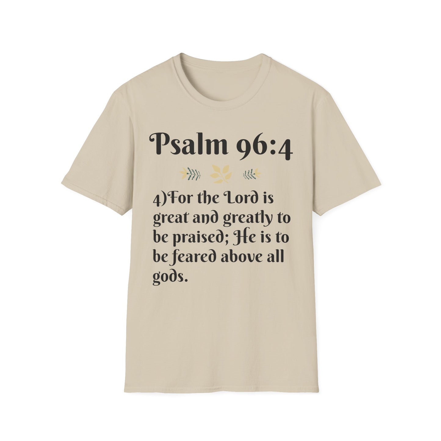 Faith-Inspired Unisex Softstyle T-Shirt, Inspirational Tee, Bible Verse Apparel, Christian Gift, Casual Wear, Everyday Comfort