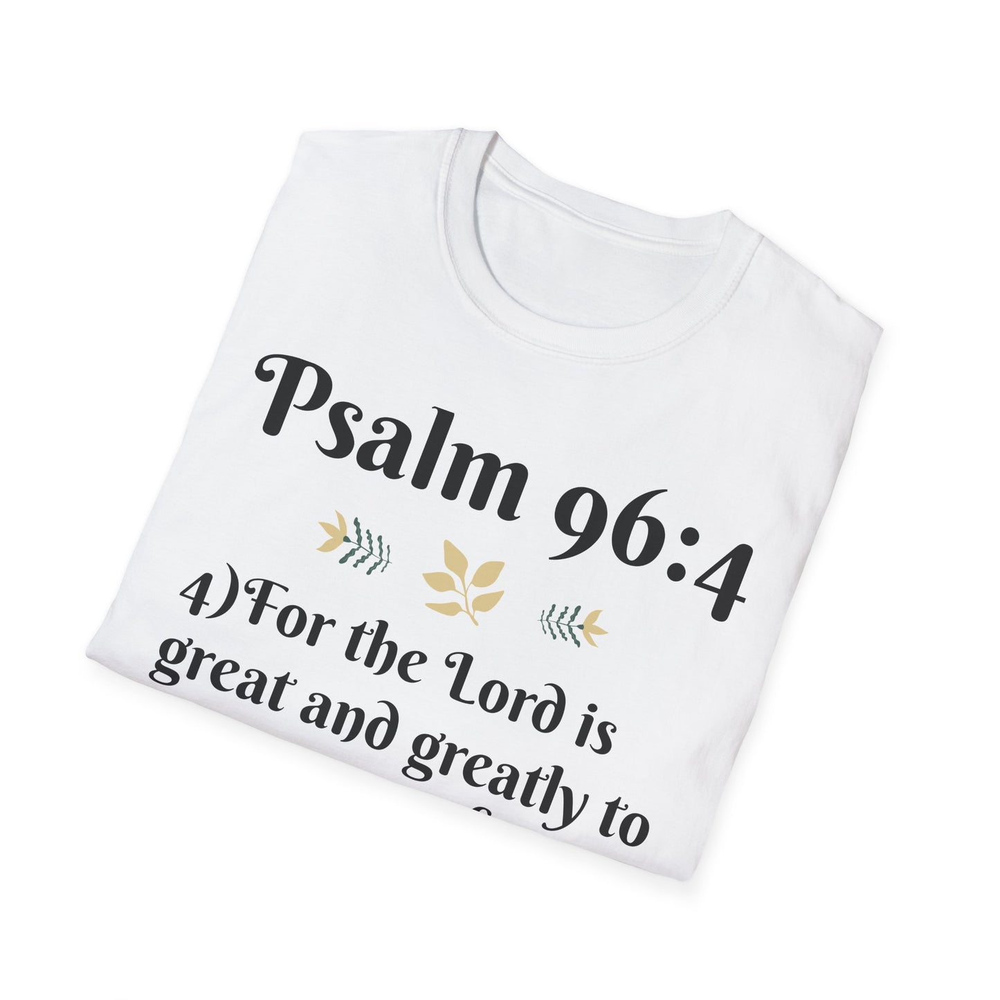 Faith-Inspired Unisex Softstyle T-Shirt, Inspirational Tee, Bible Verse Apparel, Christian Gift, Casual Wear, Everyday Comfort