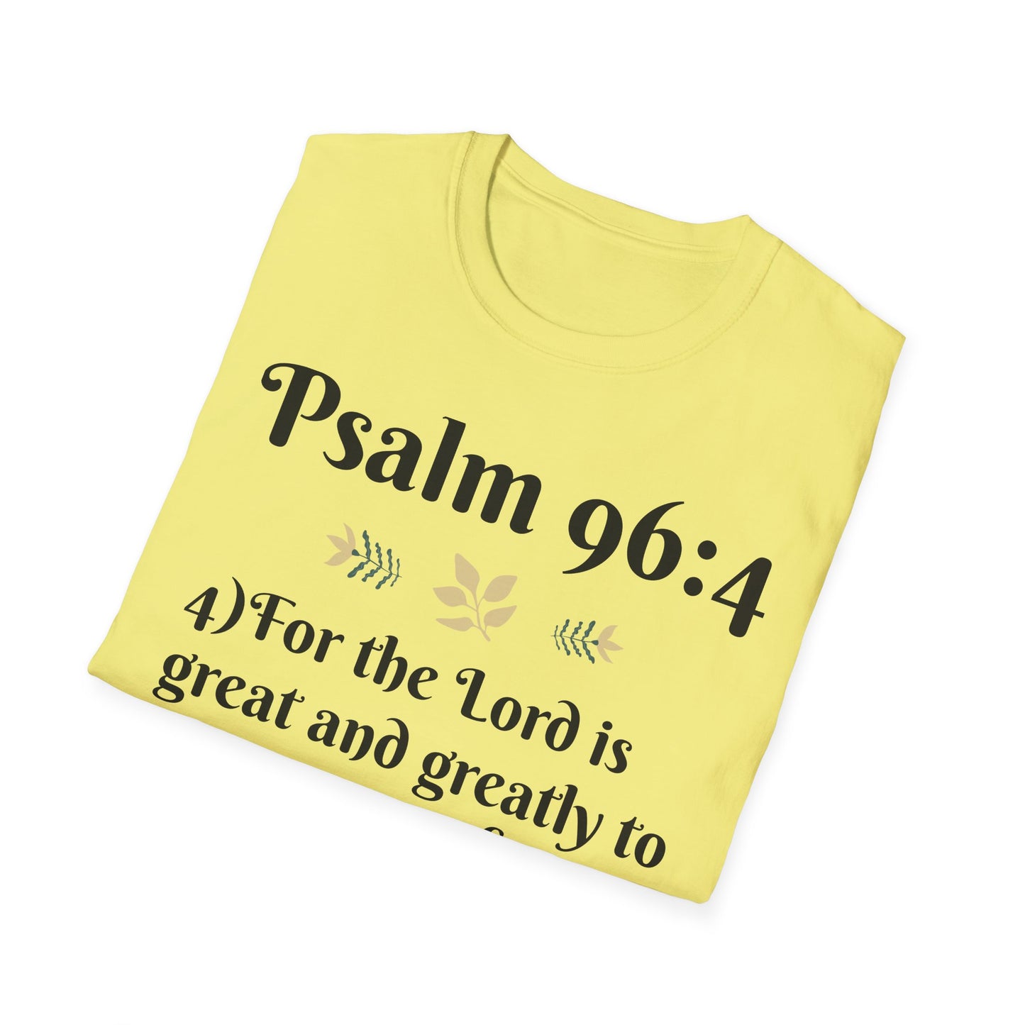 Faith-Inspired Unisex Softstyle T-Shirt, Inspirational Tee, Bible Verse Apparel, Christian Gift, Casual Wear, Everyday Comfort