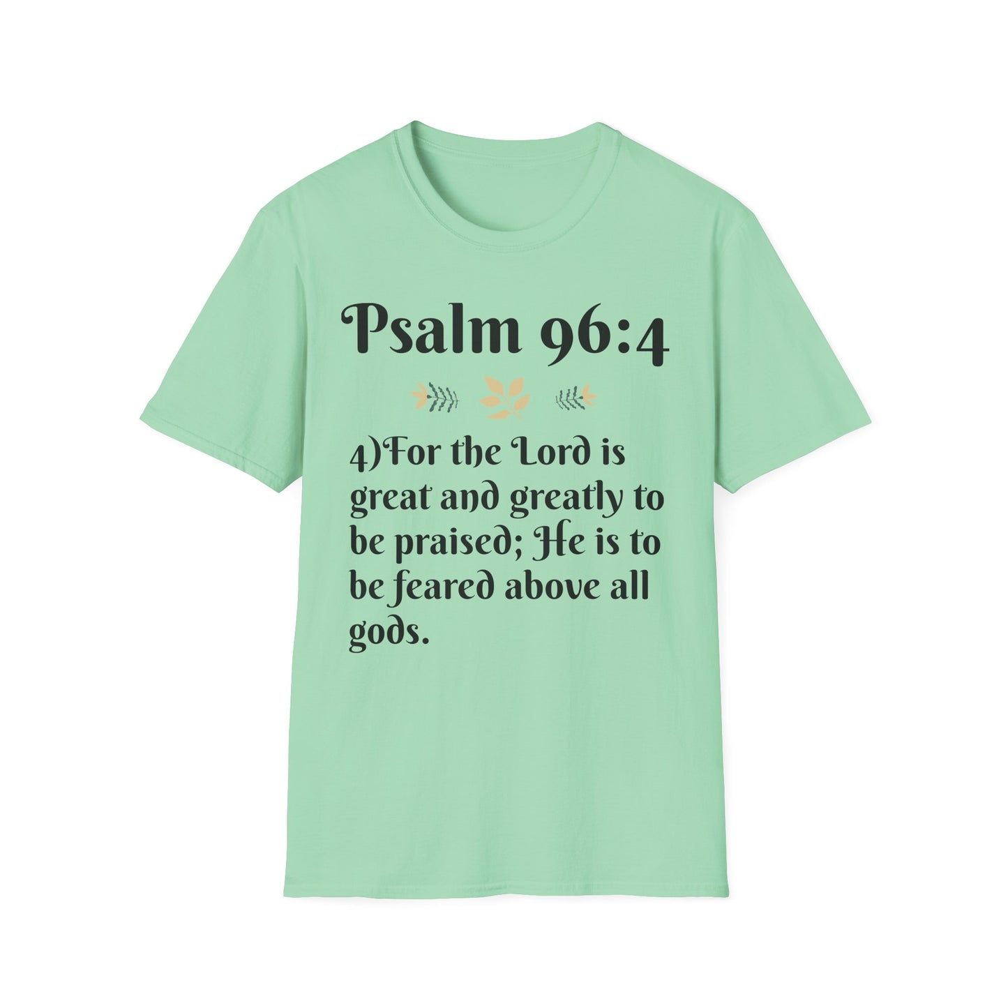 Faith-Inspired Unisex Softstyle T-Shirt, Inspirational Tee, Bible Verse Apparel, Christian Gift, Casual Wear, Everyday Comfort