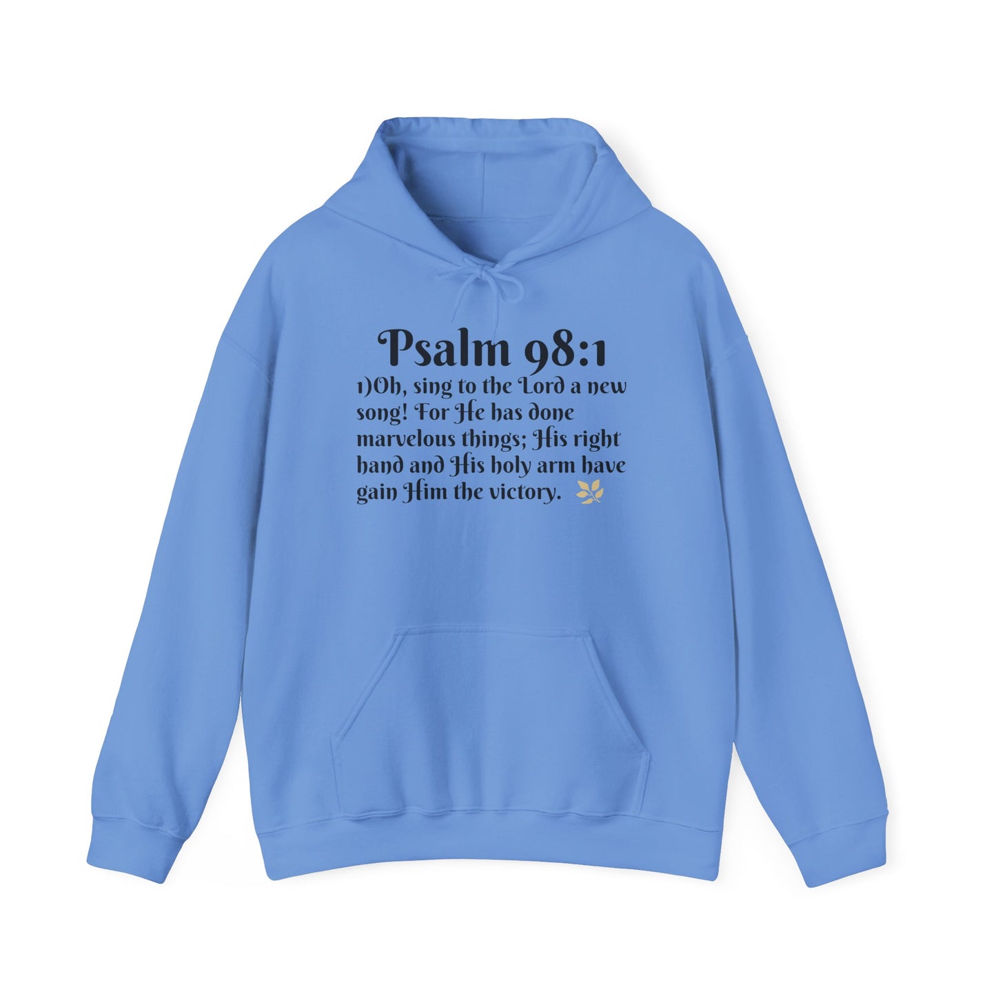 Faith-Inspired Unisex Heavy Blend Hoodie - Psalm 98:1 Verse Sweatshirt for Comfort & Inspiration, Cozy Gift, Church Apparel, Bible [...]