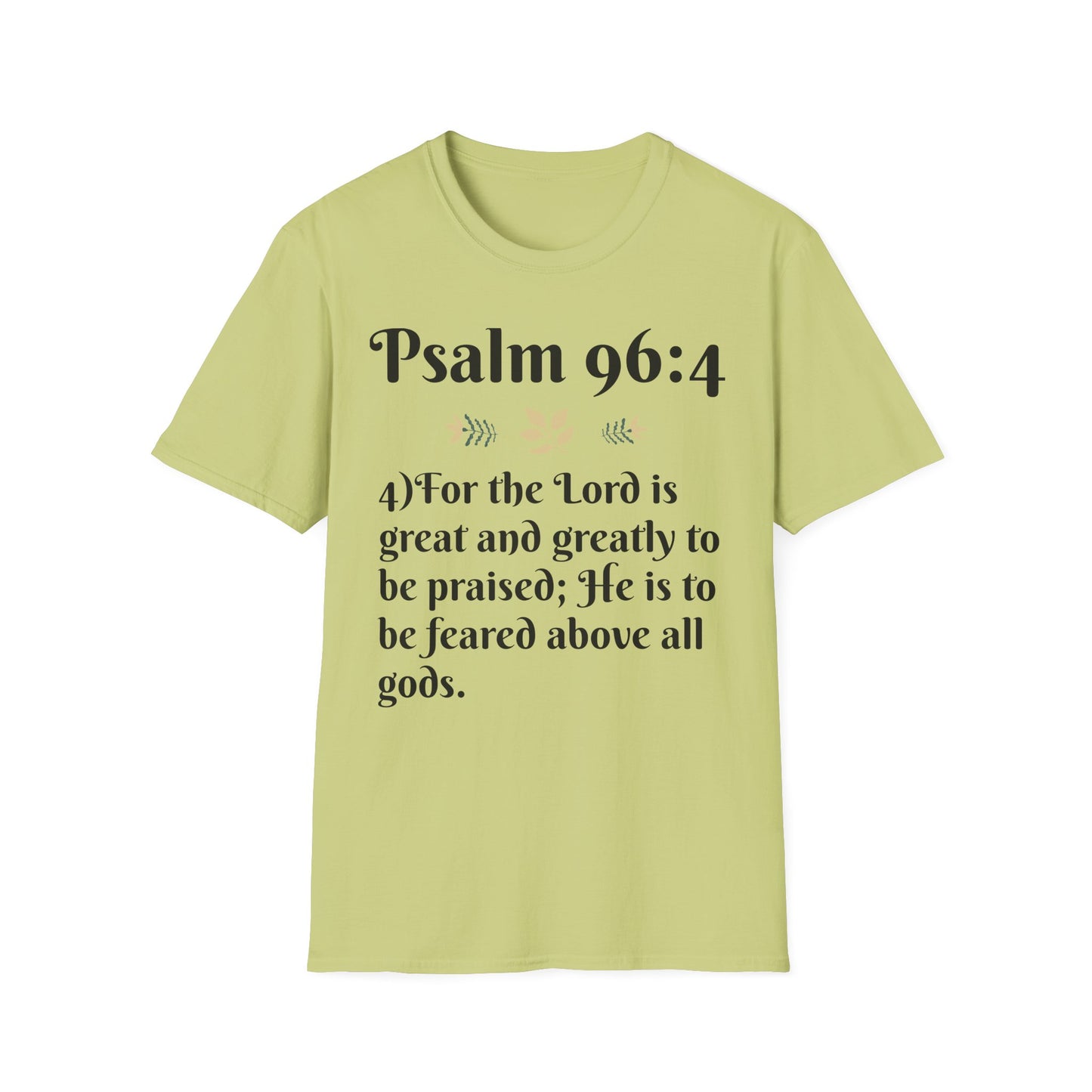Faith-Inspired Unisex Softstyle T-Shirt, Inspirational Tee, Bible Verse Apparel, Christian Gift, Casual Wear, Everyday Comfort