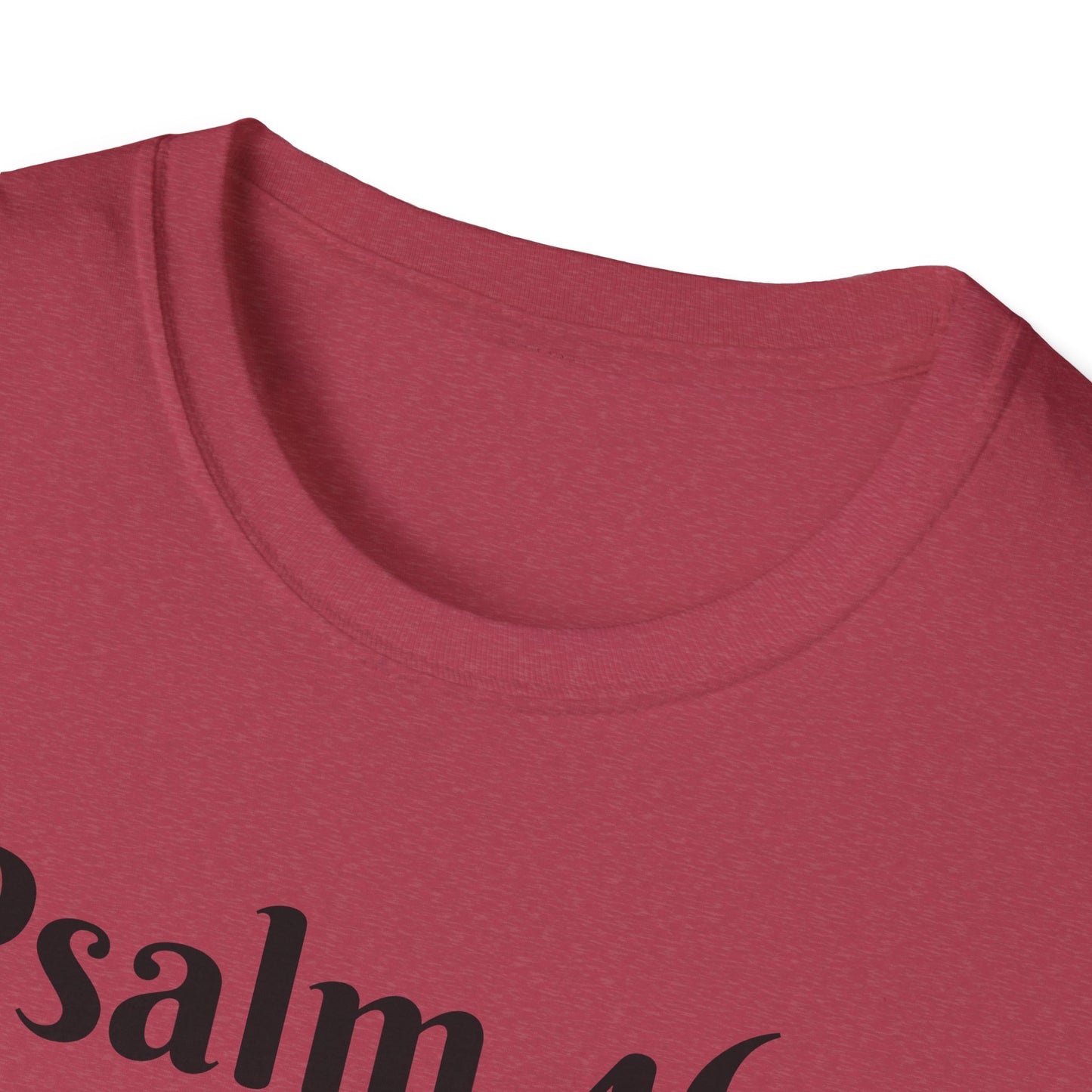 Inspirational Quote T-Shirt | Psalm 46:1 | Unisex Tee, Gift for Faith, Christian Apparel, Motivational Wear, Relaxed Fit