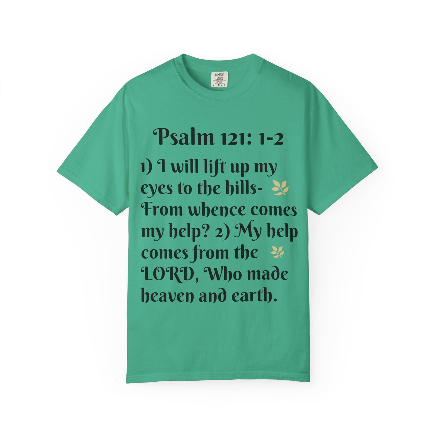 Inspirational Bible Verse T-Shirt, Faith Shirt, Spiritual Gift, Christian Apparel, Psalm 121 Tees, Prayer Shirt, Unisex Tee