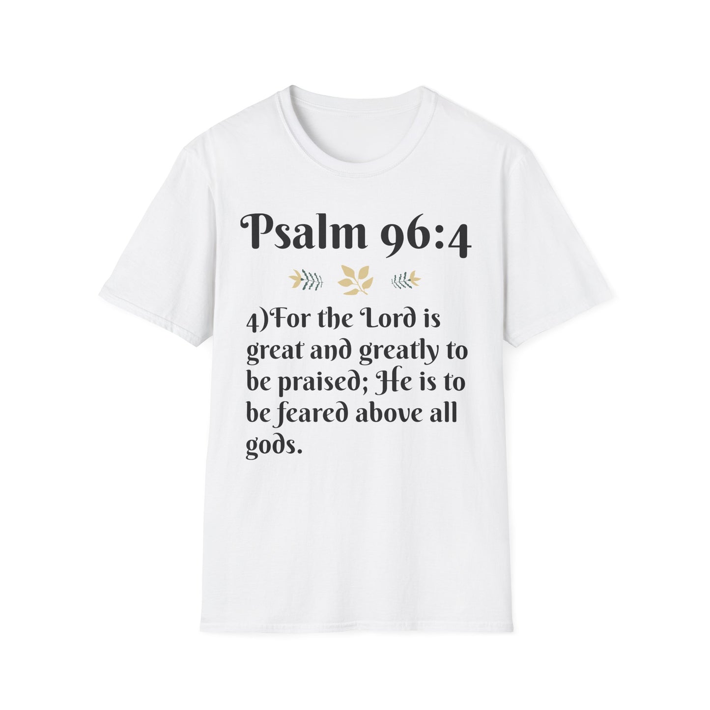 Faith-Inspired Unisex Softstyle T-Shirt, Inspirational Tee, Bible Verse Apparel, Christian Gift, Casual Wear, Everyday Comfort