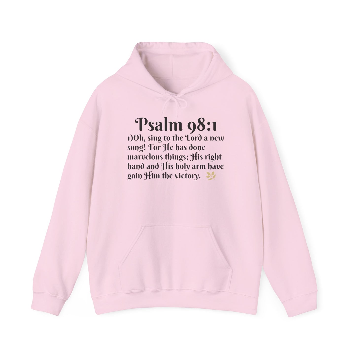 Faith-Inspired Unisex Heavy Blend Hoodie - Psalm 98:1 Verse Sweatshirt for Comfort & Inspiration, Cozy Gift, Church Apparel, Bible [...]