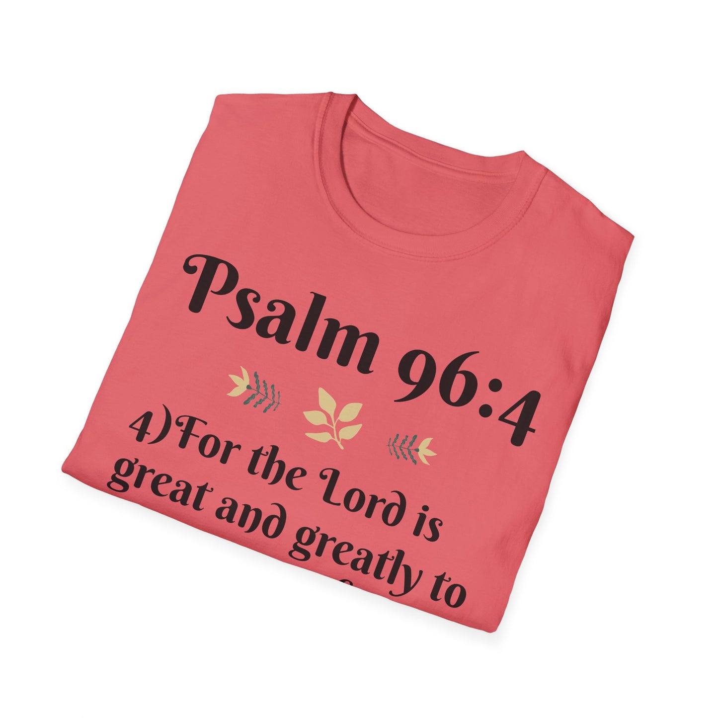 Faith-Inspired Unisex Softstyle T-Shirt, Inspirational Tee, Bible Verse Apparel, Christian Gift, Casual Wear, Everyday Comfort