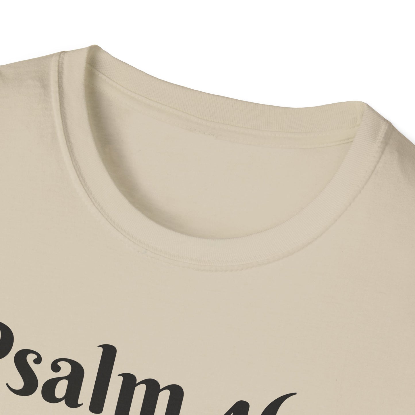 Inspirational Quote T-Shirt | Psalm 46:1 | Unisex Tee, Gift for Faith, Christian Apparel, Motivational Wear, Relaxed Fit
