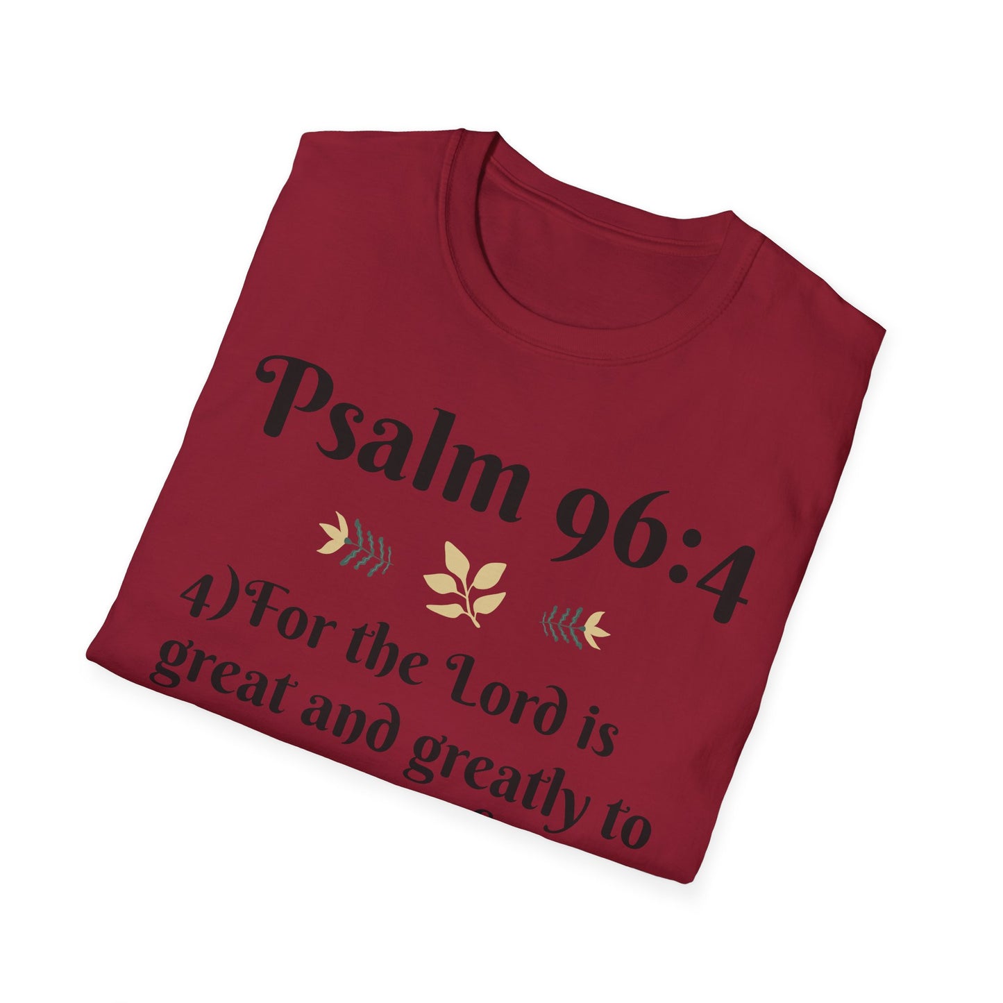 Faith-Inspired Unisex Softstyle T-Shirt, Inspirational Tee, Bible Verse Apparel, Christian Gift, Casual Wear, Everyday Comfort