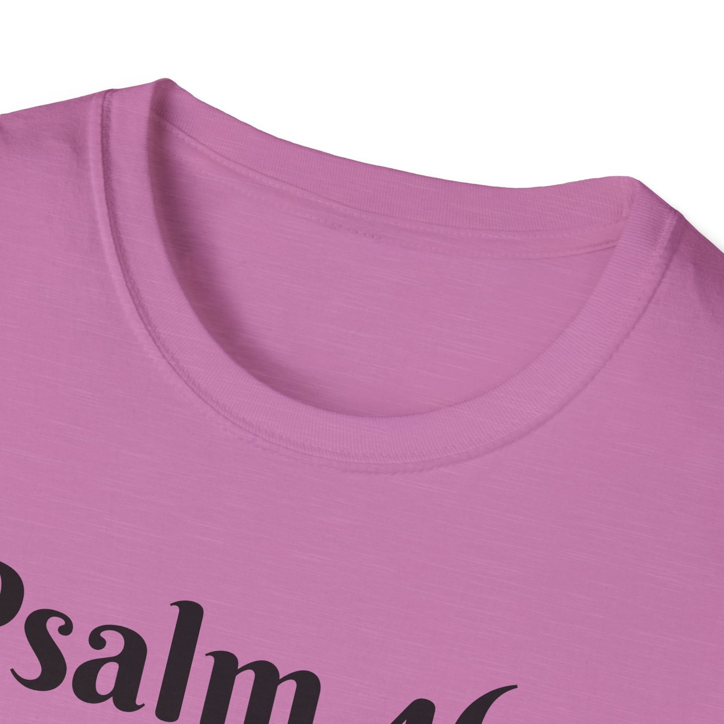 Inspirational Quote T-Shirt | Psalm 46:1 | Unisex Tee, Gift for Faith, Christian Apparel, Motivational Wear, Relaxed Fit