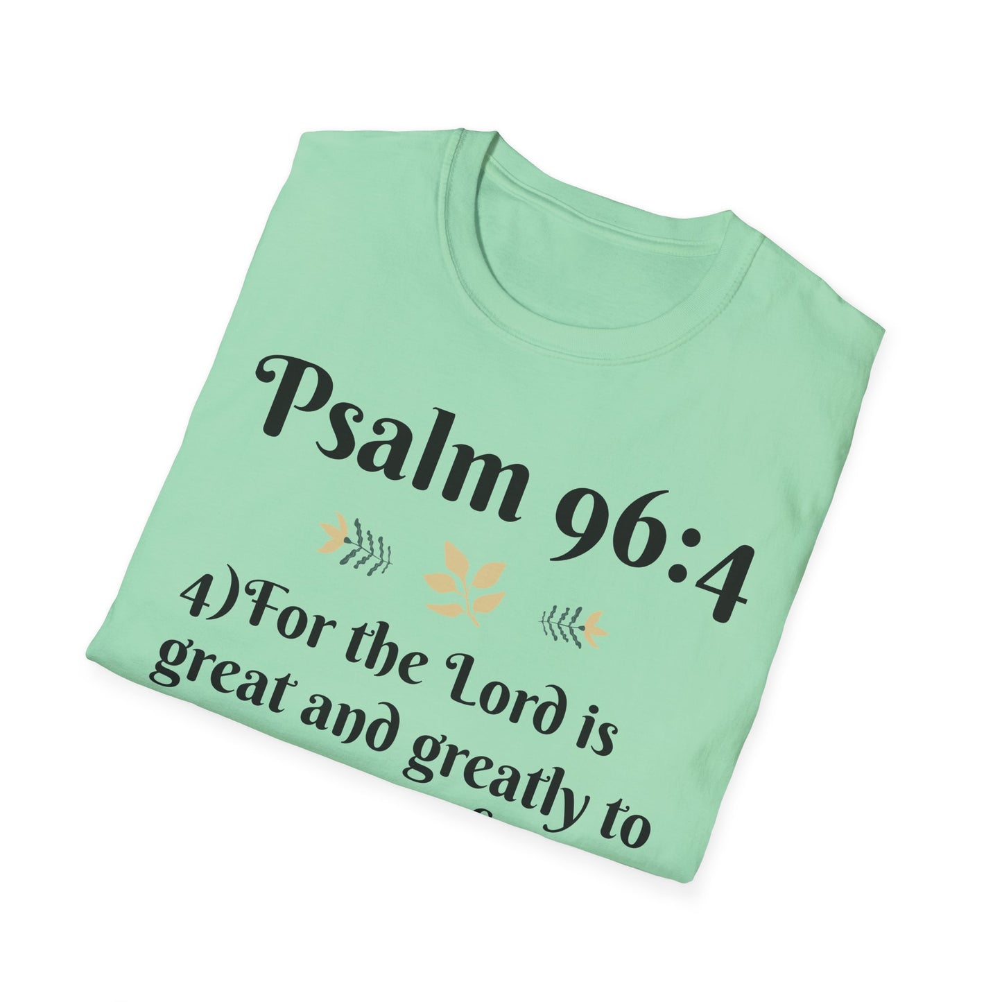 Faith-Inspired Unisex Softstyle T-Shirt, Inspirational Tee, Bible Verse Apparel, Christian Gift, Casual Wear, Everyday Comfort