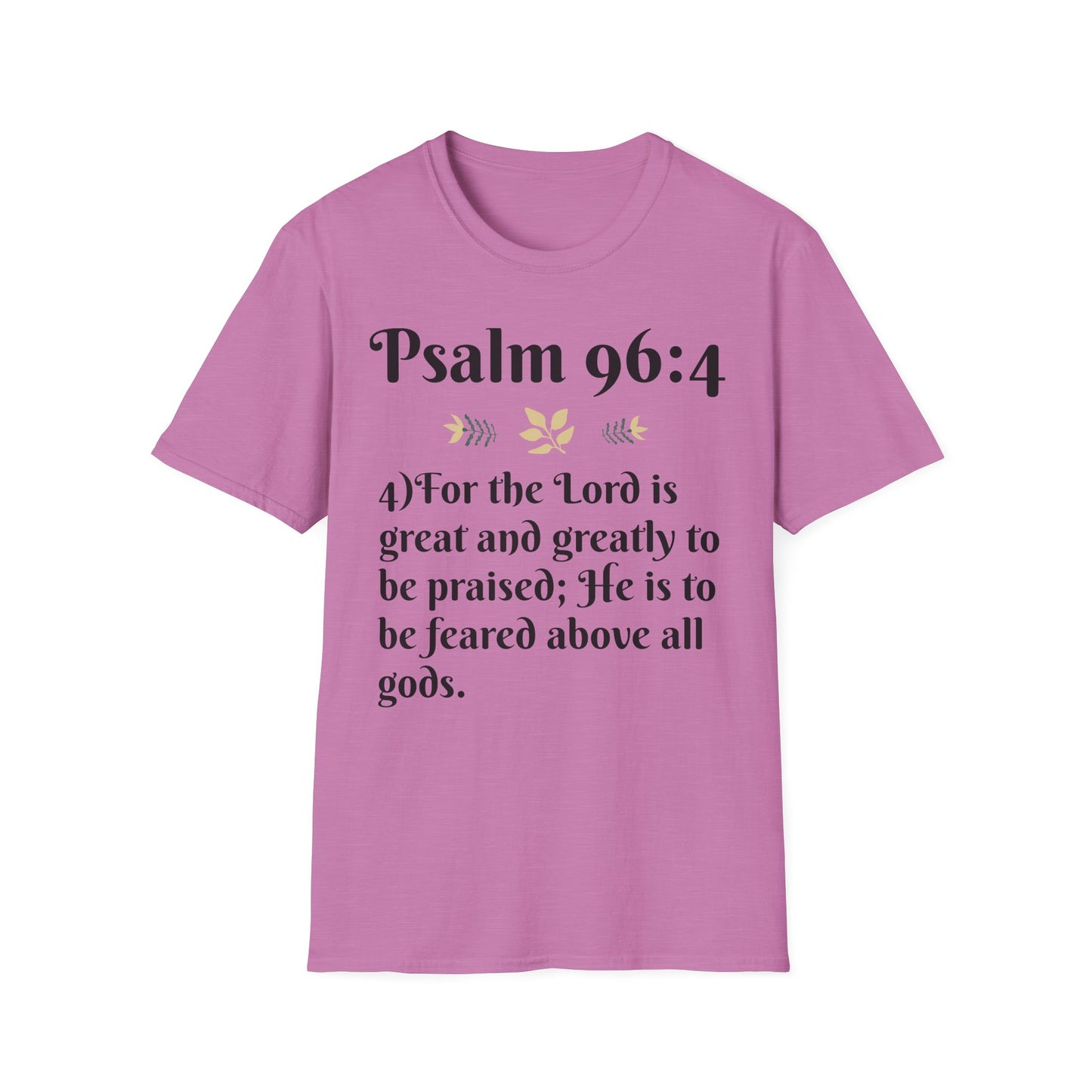 Faith-Inspired Unisex Softstyle T-Shirt, Inspirational Tee, Bible Verse Apparel, Christian Gift, Casual Wear, Everyday Comfort