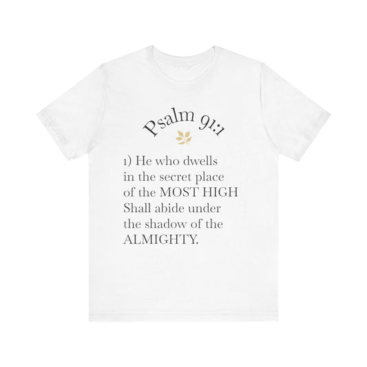 Inspirational Quote Tee, Faith-Based Apparel, Gift for Religious Holidays, Christian T-Shirt, Scripture Inspired Clothing
